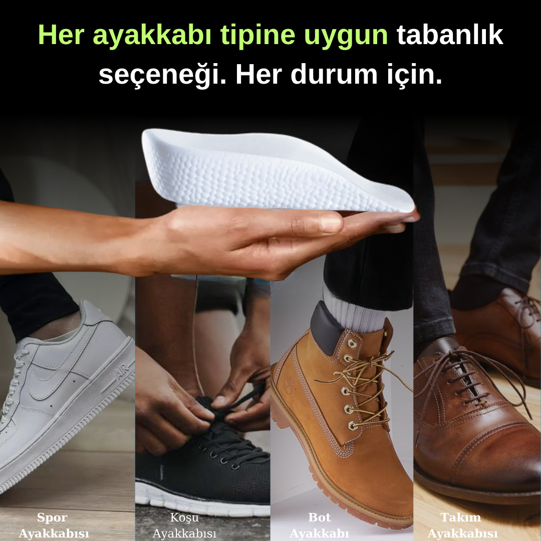 Ortopedik Boy Uzatıcı Tabanlıklar