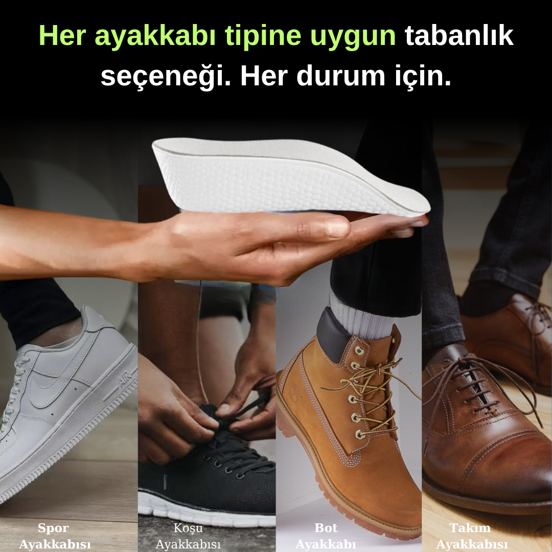 Ortopedik Boy Uzatıcı Tabanlıklar